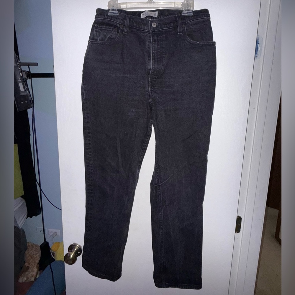 Abercrombie & Fitch Women’s Curve Love Black Jeans